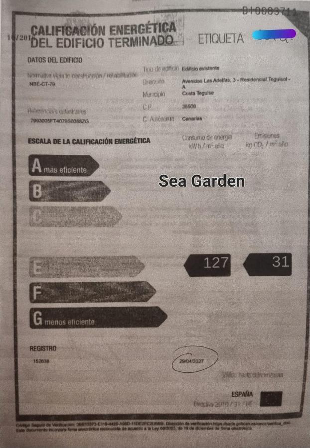 Vivienda Vacacional Sea Garden Costa Teguise Zewnętrze zdjęcie